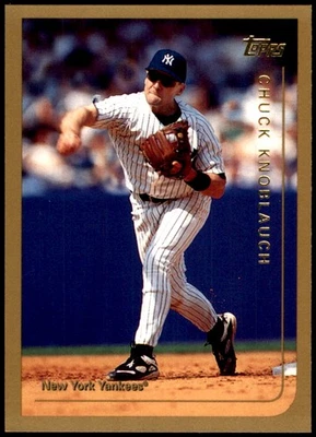 Chuck Knoblauch 1999 Topps Día Inaugural #28 Yankees MLB LEER ENVÍO GRATUITO Foto 1 de 2