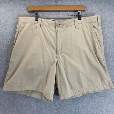 Columbia Sportswear Beige Informal Aire Libre Senderismo Pantalones Cortos Caqui Para Hombres Talla 40 x 8 Foto 1 de 4