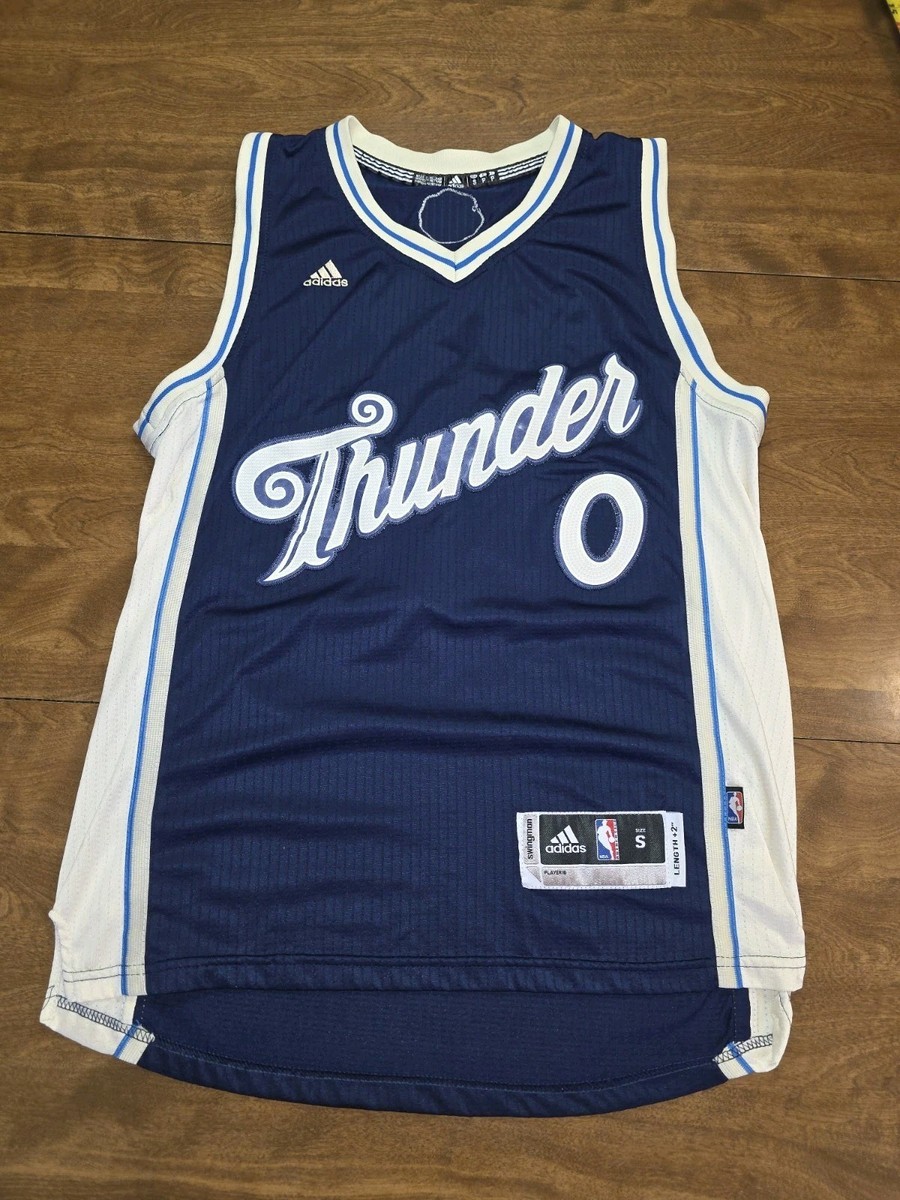 NBA ユニフォーム WESTBROOK 0 adidas M NBA Oklahoma City Thunder Russell Westbrook #0 Men's Replica