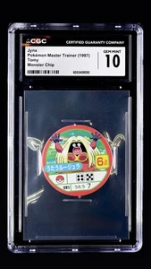 Pokémon Master Trainer 1997 TomyPocket Monster Chip Jynx Banned Art CGC 10 POP 1 - Bild 1 von 2