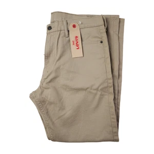 Levis 513 Jeans Herren 36x30 Khaki Slim Straight Stretch Twill Freizeithose - Bild 1 von 20
