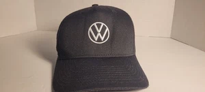 Volkswagen VW Driver Gear Hat Cap Strapback Black Adjustable Lightweight Logo - Picture 1 of 5