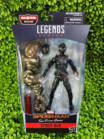Marvel Legends Molten Man STEALTH SUIT Spider-Man Far From Home 6" Action Figure Cover
