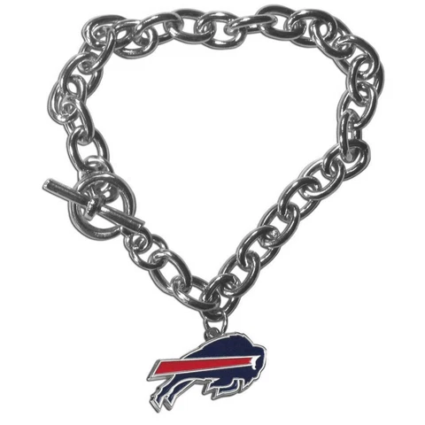 Buffalo Bills NFL Charm Chain Bracelet Cover