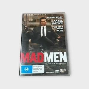 Mad Men The Complete Third Season Jon Hamm Elisabeth Moss Region 4 Sealed - Picture 1 of 6