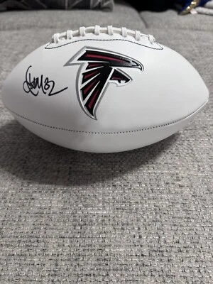 Jamal Anderson Autografiado/Firmado Logo Blanco Fútbol Beckett Atlanta Falcons Foto 1 de 4