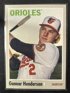 Gunnar Henderson - 2024 Topps Archives #101 - Orioles 1970 Design Variation - Picture 1 of 2