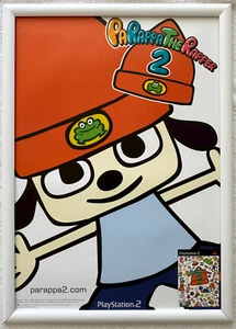 PaRappa the Rapper 2 RARE PS2 42cm x 59cm Werbeposter - Bild 1 von 1