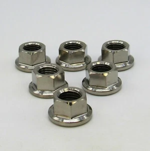 Suzuki GSX-S750 2017+ 6 Titanium Sprocket Nuts - Picture 1 of 7