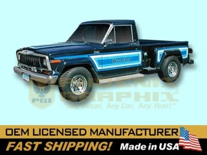 1981 1982 1983 Jeep Honcho J10 Sportside Stepside Truck Decals Grahic Stripe Kit - Picture 1 of 1