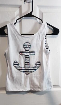 MAX STUDIO KIDS Niñas 3 Piezas Top y Falda Ancla Conjunto Patriótico Talla 10-12 H Foto 1 de 4