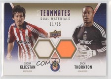 2010 Upper Deck MLS Teammates Dual Materials /65 Zach Thornton Sacha Kljestan
