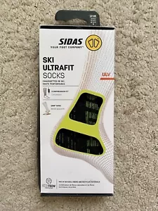 Sidas Ski Ultrafit Socks ULV Socken Größe 37-38 S schwarz gelb - Bild 1 von 2