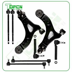 Qty(8) Front Lower Control Arm Tie Rod Sway Bar End Link For Chevrolet Uplander