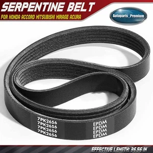 36.56" Serpentine Belt for Honda Accord Mitsubishi Mirage Acura TL Audi Dodge - Picture 1 of 10
