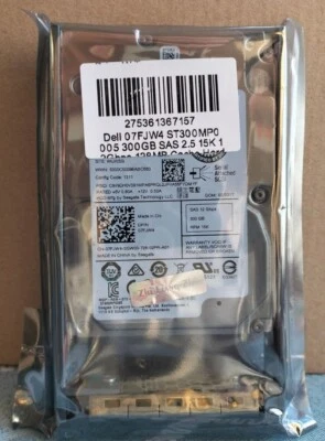  Dell 07FJW4 ST300MP0005 300GB SAS 2.5 15K 12Gbps 128MB Cache Hard Drive - Image 1 of 4