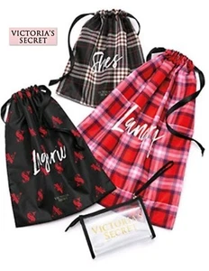 NWT Victoria's Secret 4 PC Bag Makeup Laundry Shoes Lingerie Travel Bags Set New - Picture 1 of 12