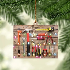 Plumber Tool Box Christmas Ornament, Repair Tool Box Christmas Ornament decor - Picture 1 of 4