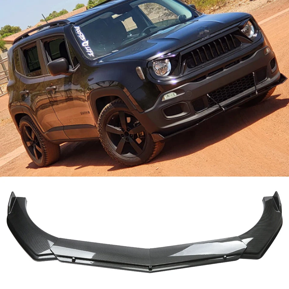 Parachoques delantero para GMC Yukon UNIVERSAL alerón labial divisor fibra de carbono Foto 1 de 4