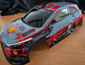 1/10 RC Auto 190mm On Road Drift Rallye Hyundai Karosserie - Bild 1 von 7