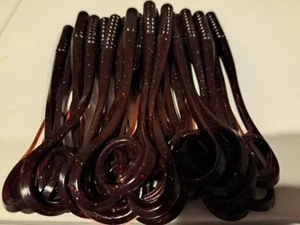 Engulf Baits 7" Bungee Reflex Worms in RED SHAD BLITZ Color   12 ct. - Picture 1 of 1