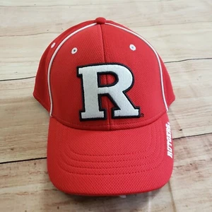 Rutgers Scarlet Knights Hat Cap Mens Strap Back Red Adjustable Football Adult - Picture 1 of 9