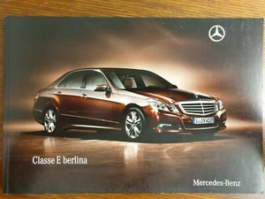 MERCEDES BENZ CLASSE E berlina prospetto brochure Depl 83 pagine ITALIANO nuovo - Foto 1 di 7