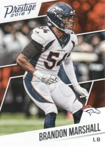 2018 Prestige Football #19 Brandon Marshall - Picture 1 of 2