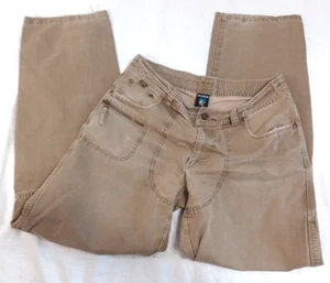 KUHL Men's 34x34 Tan Canvas Cargo Jeans Pants Discontinued RN 108846 *WORN FLAWS - Picture 1 of 17