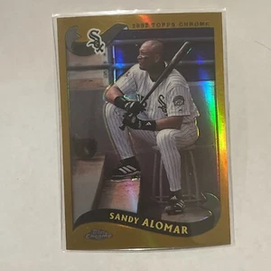 2002 Topps Chrome Gold Refractor Sandy Alomar Jr #193 - Picture 1 of 2