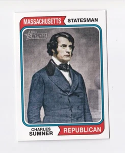 Topps American Heritage #77 2009 Charles Sumner - Imagen 1 de 2