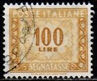 1955 Italia Repubblica Segnatasse 100 lire usato filigrana stelle