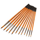  12 Pcs Aquarell Stift Set Ölgemäldepinsel Haarfarbe Ölpinsel