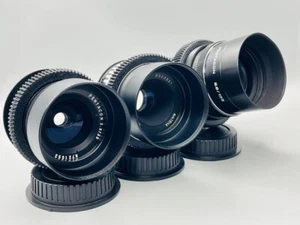 Carl Zeiss Tessar 50 mm f2,8, Pentacon 30 mm f3,5, Pentacon 135 mm Cine mod lente - Imagen 1 de 12