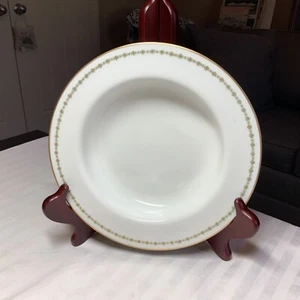 Theodore Haviland Limoges Francia, bordo oro/verde, zuppiera 8" - Foto 1 di 7