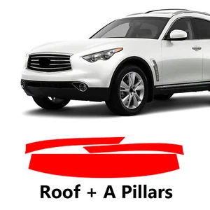 Roof+A Pillars PreCut Paint Protection Film For INFINITI FX BASE 2009-2013 - Picture 1 of 6