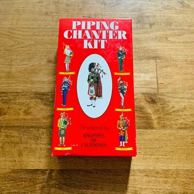 Caledonia风笛管道Chanter套件苏格兰,美丽的木材 — 第 1/4 张图片