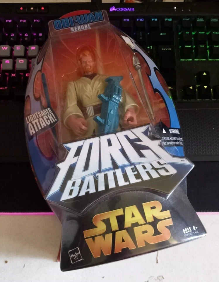 Obi-Wan Kenobi Star Wars Action Figure NEW 2005 force Battlers 20 cm ca - Immagine 1 di 1