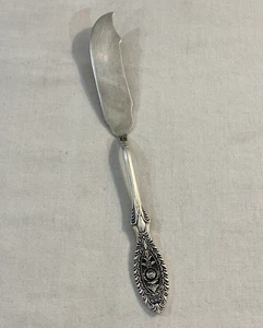 Cuchillo mantequilla cubiertos de plata de ley .925 Manchester Valenciennes - Imagen 1 de 8