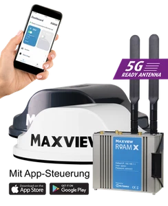 Antenne Maxview Roam X mobile 5G ready / WiFi noire avec routeur - Photo 1/8