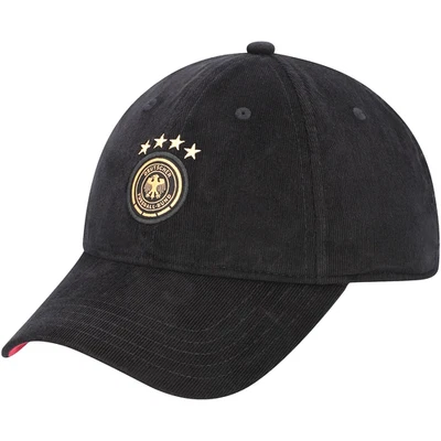 NUEVO Adidas Negro Alemania Selección Nacional Invierno Sombrero Ajustable Foto 1 de 4
