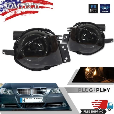 PAR DE FAROS ANTINIEBLA PARACHOQUES AHUMADOS BMW E90 325i 328i 330i 335i 2006-2008 Foto 1 de 4