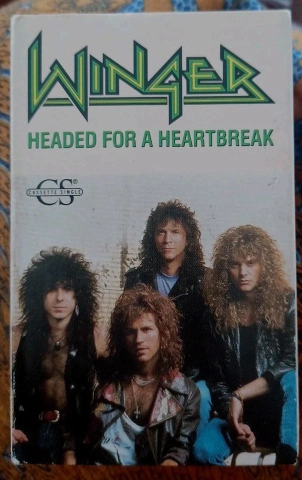 Headed For A Heartbreak, Winger Cassette Single 1989 Atlantic State Of Emergency - Image 1 of 1