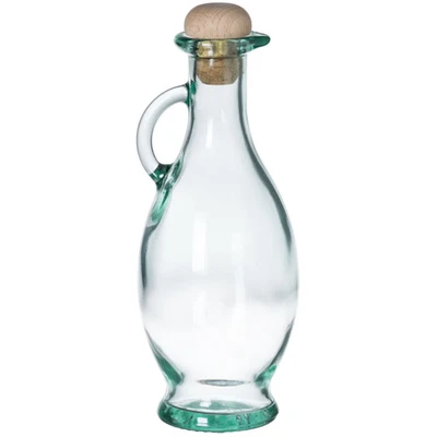 TableCraft H9220 Tuscany 8 Oz. Oil Bottle with Cork Stopper - Dozen - Image 1 of 4