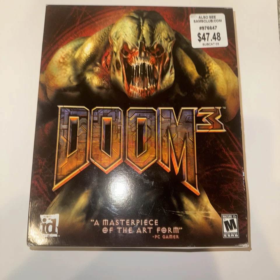 Sam's Club Doom 3 PC Big Box Edition 2004 Activision (Factory Sealed) Ultra Rare - Image 1 of 4