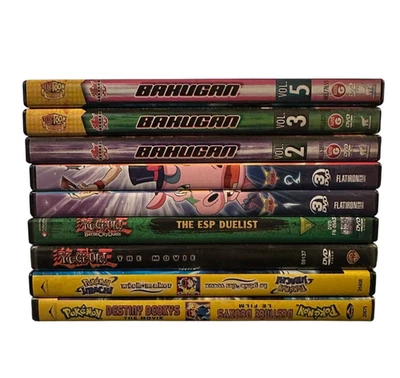 DVD Lot 10 of Anime Shows and Movies - Pokemon, Yu-Gi-Oh!, and Bakugan - Image 1 of 4