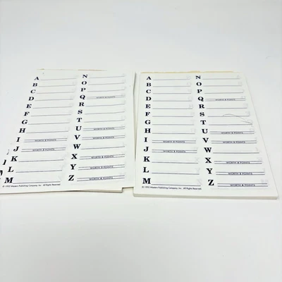 Almohadillas de respuesta de repuesto para juego de mesa Golden Picture 1992 Foto 1 de 3