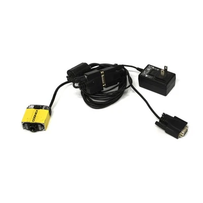 Cognex 821-0008-3R C DM100Q Dataman Series Barcode Reader Scanner w/Power Supply - Image 1 of 4