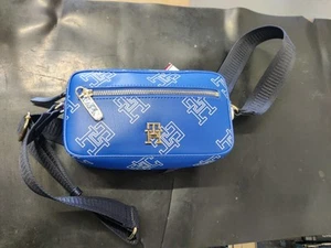 Tommy Hilfiger Cross Body Bag Ultra Blue Iconic Camera Bag - Picture 1 of 6