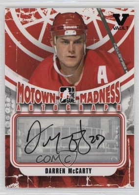 2012-13 ITG Motown Madness Auto ITG Vault Black Darren McCarty #A-DMC Auto - Image 1 of 2